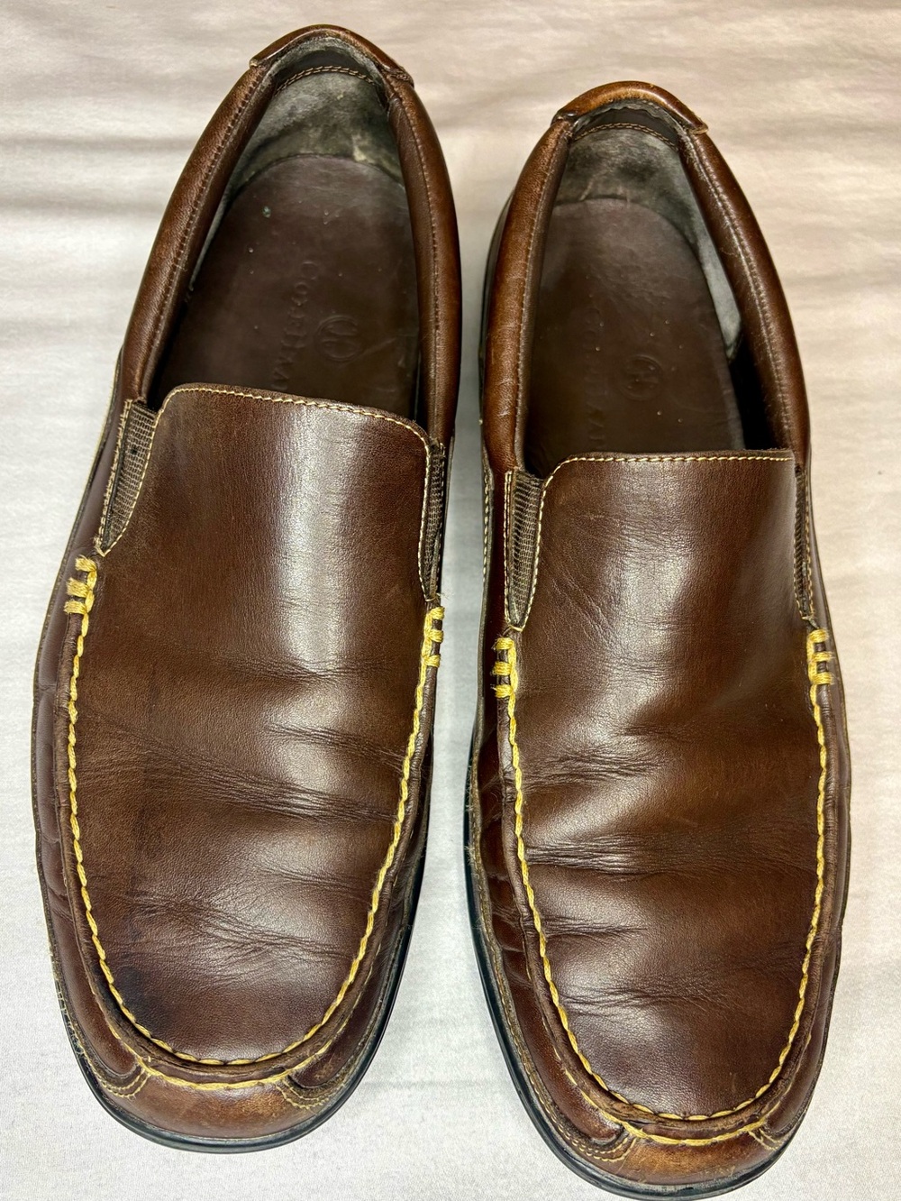 Cole Haan Tucker Venetian Brown Leather Vibram Loafers Men’s 11M